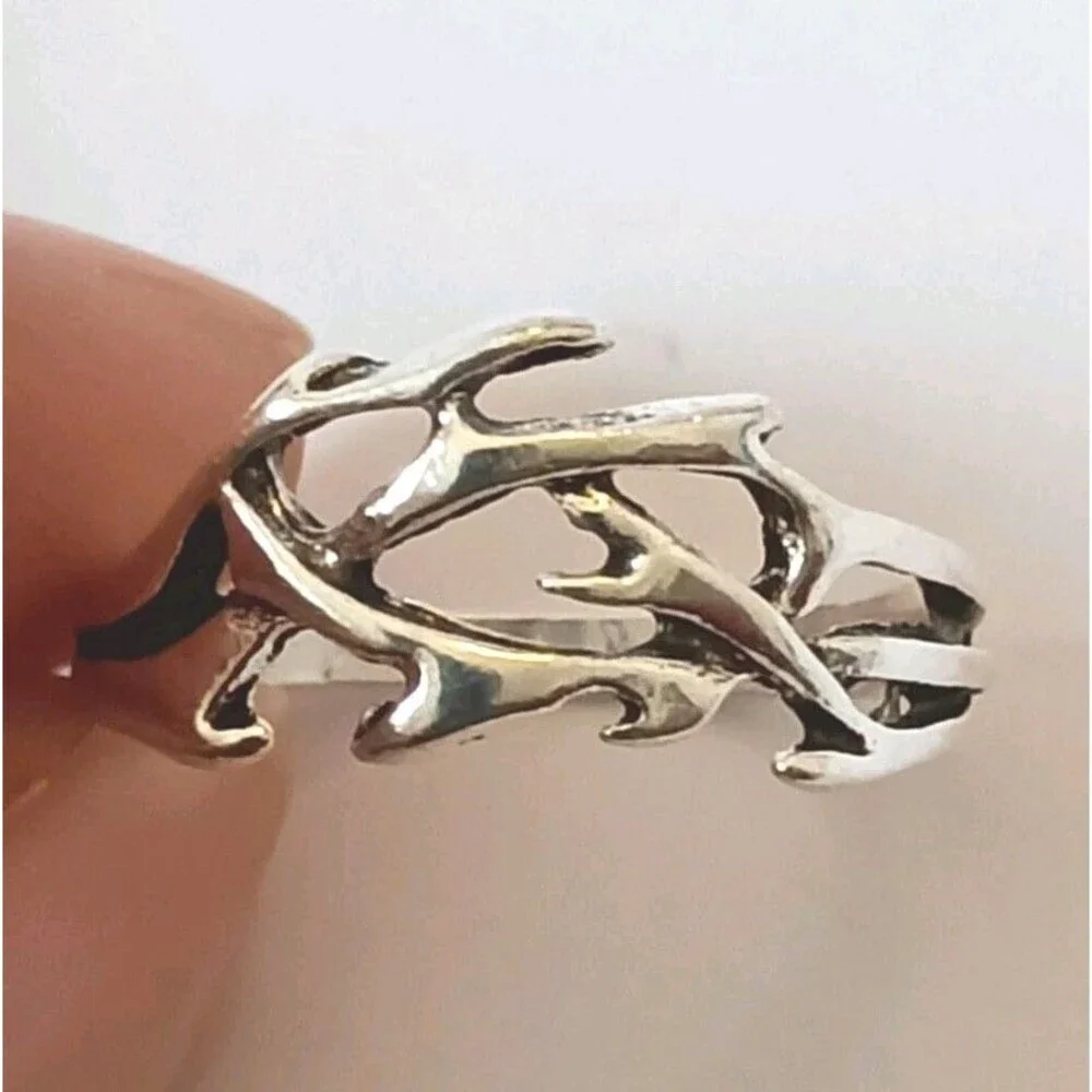 Y2K Retro Ring Men's 6.25 Inches Alloy